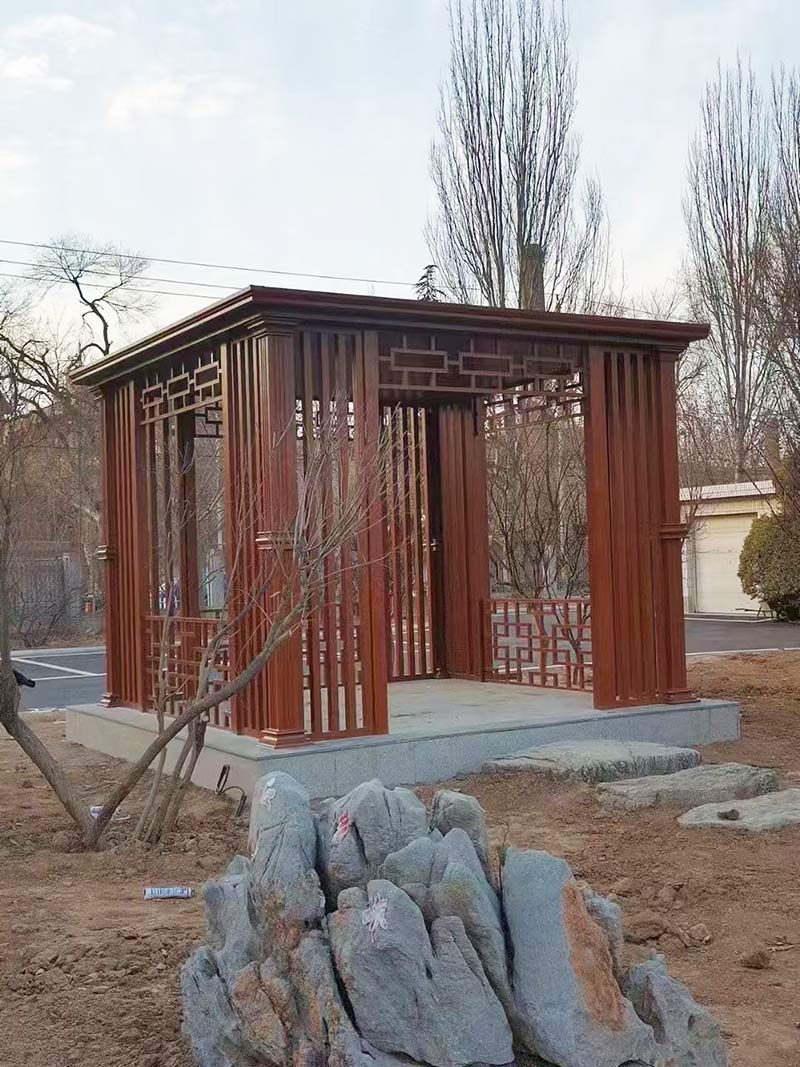 鋁合金平頂涼亭